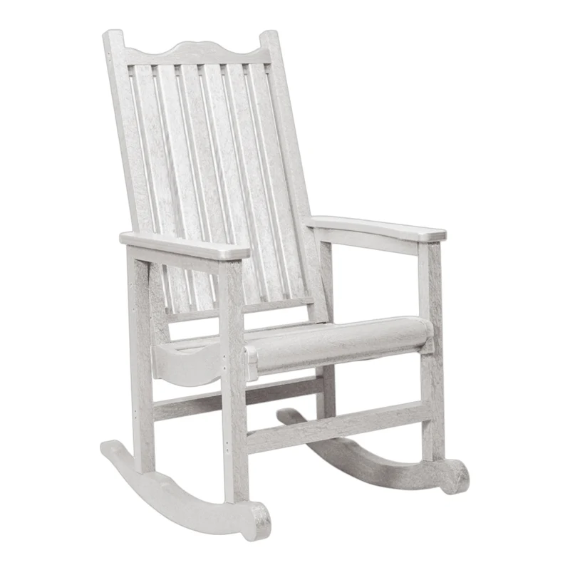 Chaise berçante extérieure en plastique recyclé - C05