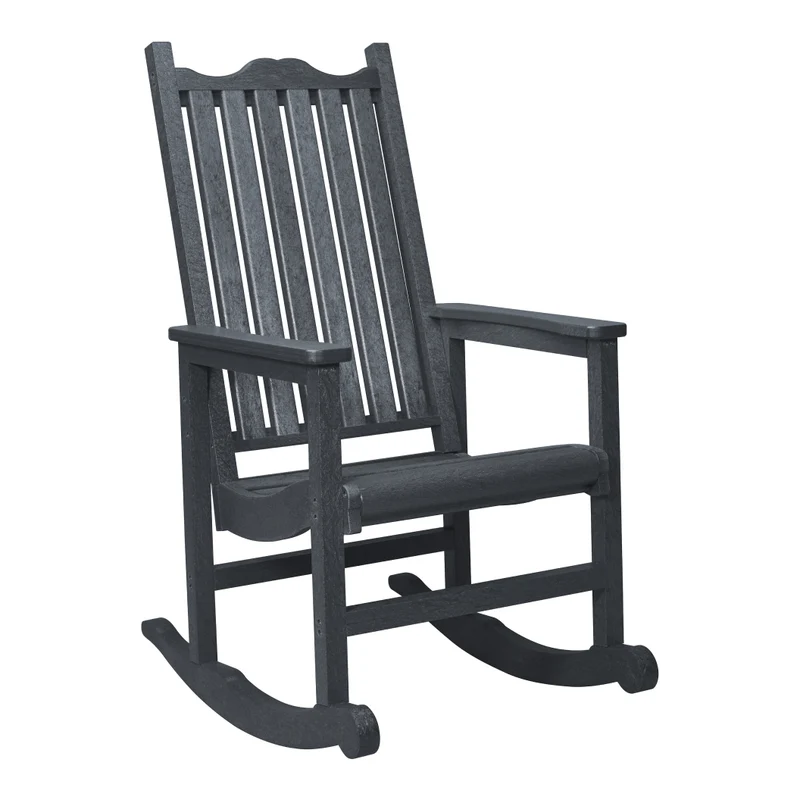 Chaise berçante extérieure en plastique recyclé - C05