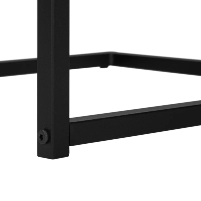 Table d'appoint en MDF/stratifé et métal noir - I 3631-3635
