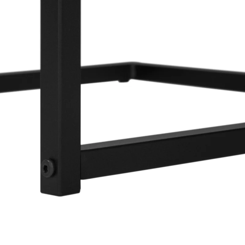 Table d'appoint en MDF/stratifé et métal noir - I 3631-3635