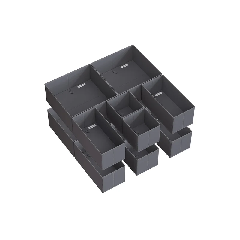 Organizador Cajones Divisores Cajas Plegables Tela no Tejida para Calcetines