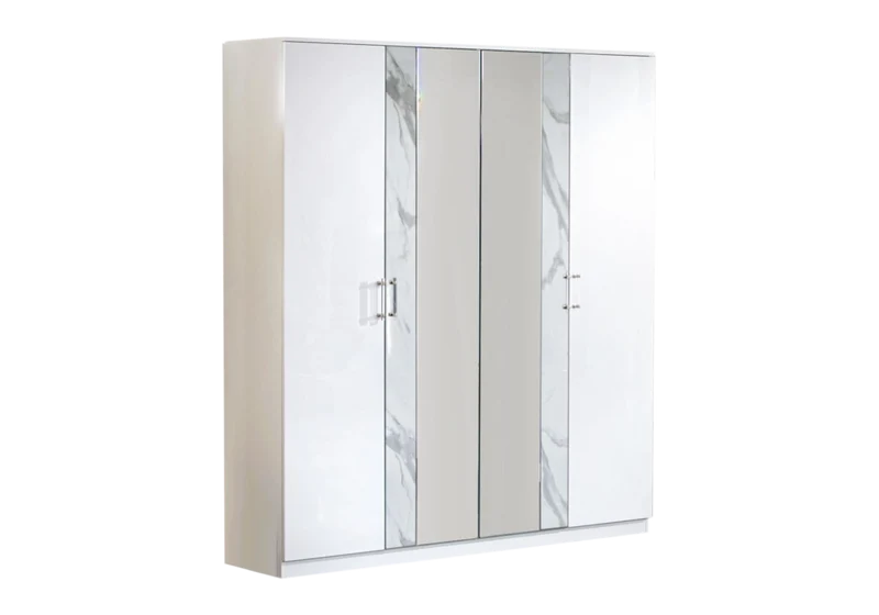 Chambre complète marbre blanc moderne – CRISTAL