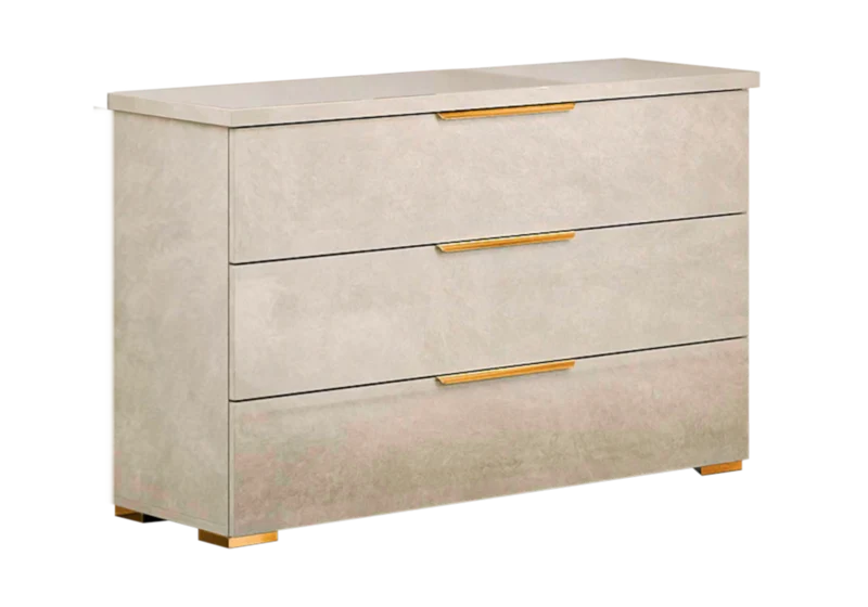 Chambre complète design marbre beige – LUNA