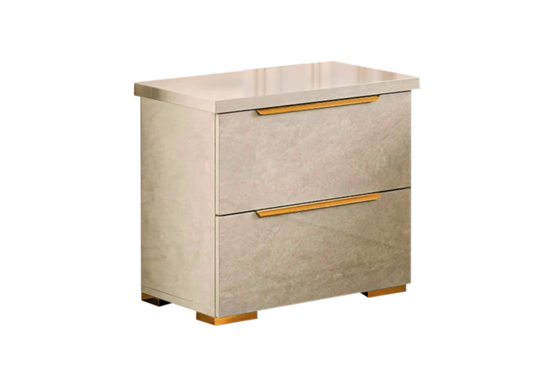 Chambre complète design marbre beige – LUNA