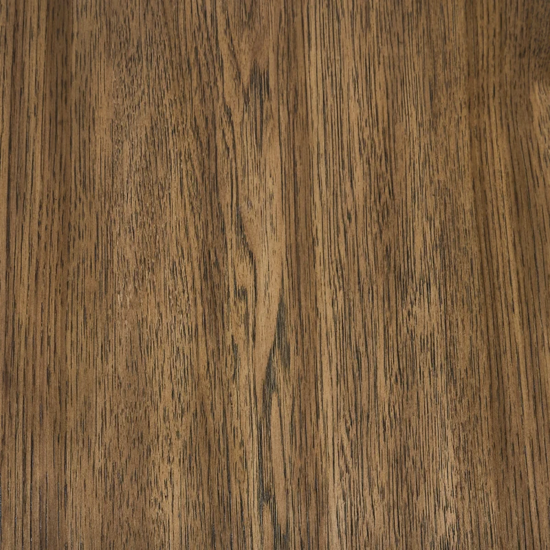 Ensemble de 2 chaises de salle à manger en bois avec assise rembourrée aspect cuir brun - Urbinforte