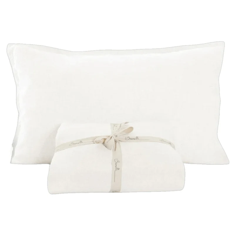 Ensemble de draps en lin blanc Grand / Très grand - Linen