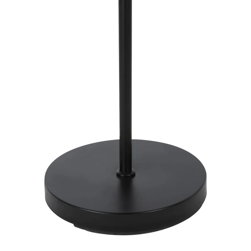 Lampe sur pied en fer noir mat 56,75 po - Notingham