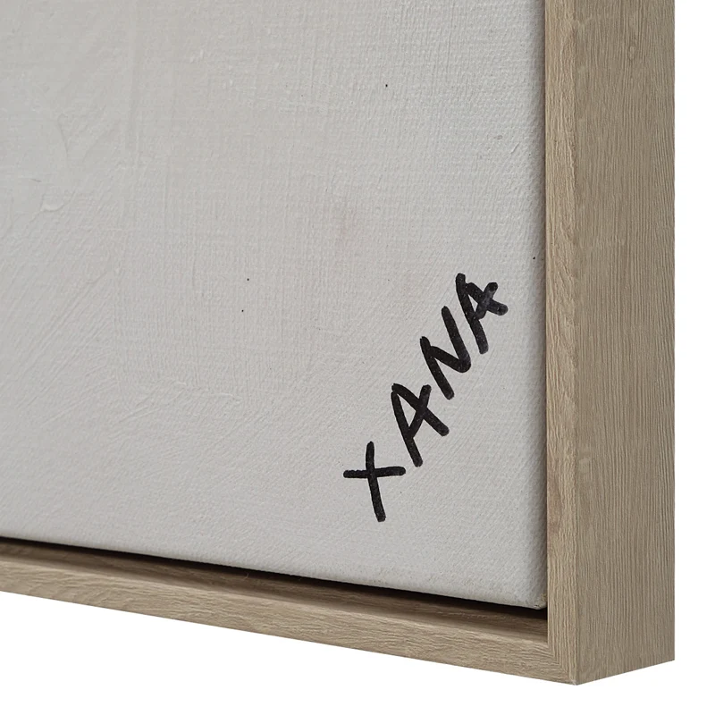 Toile 60 x 30 po avec un cadre brun clair - Oriel