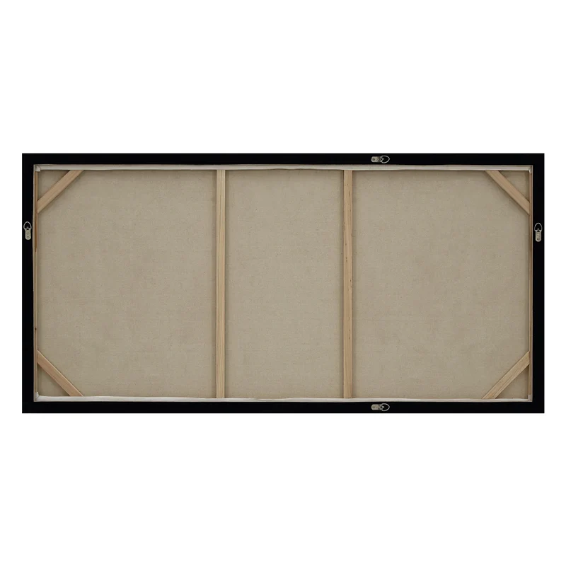 Toile 60 x 30 po avec un cadre brun clair - Oriel