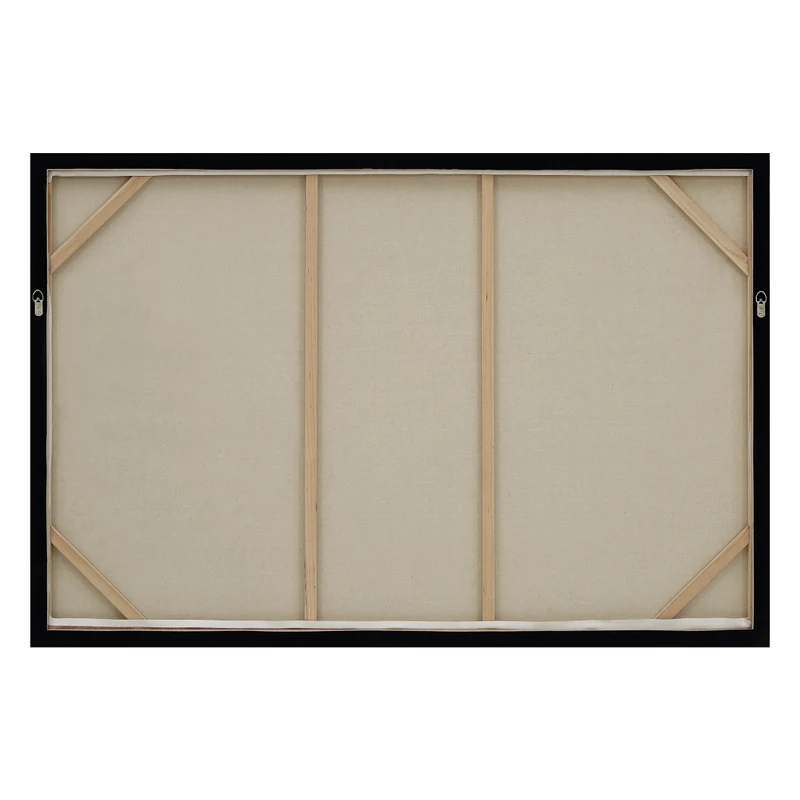 Toile 60 x 40 po avec un cadre brun clair - Onda