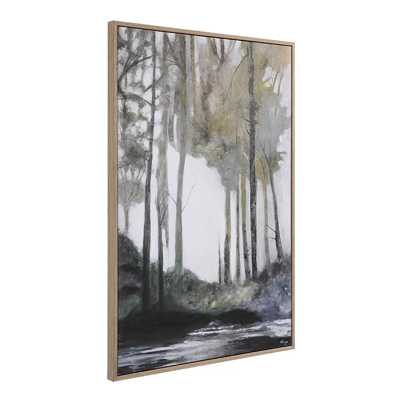Toile 40 x 60 po avec un cadre noyer clair - Catania