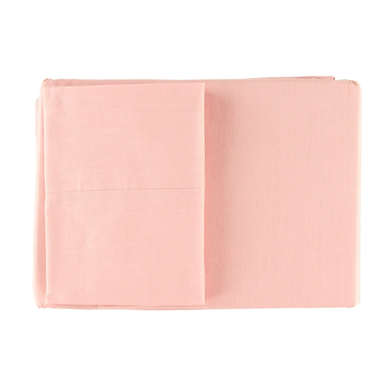 Ensemble de Draps Lit Simple - Rose