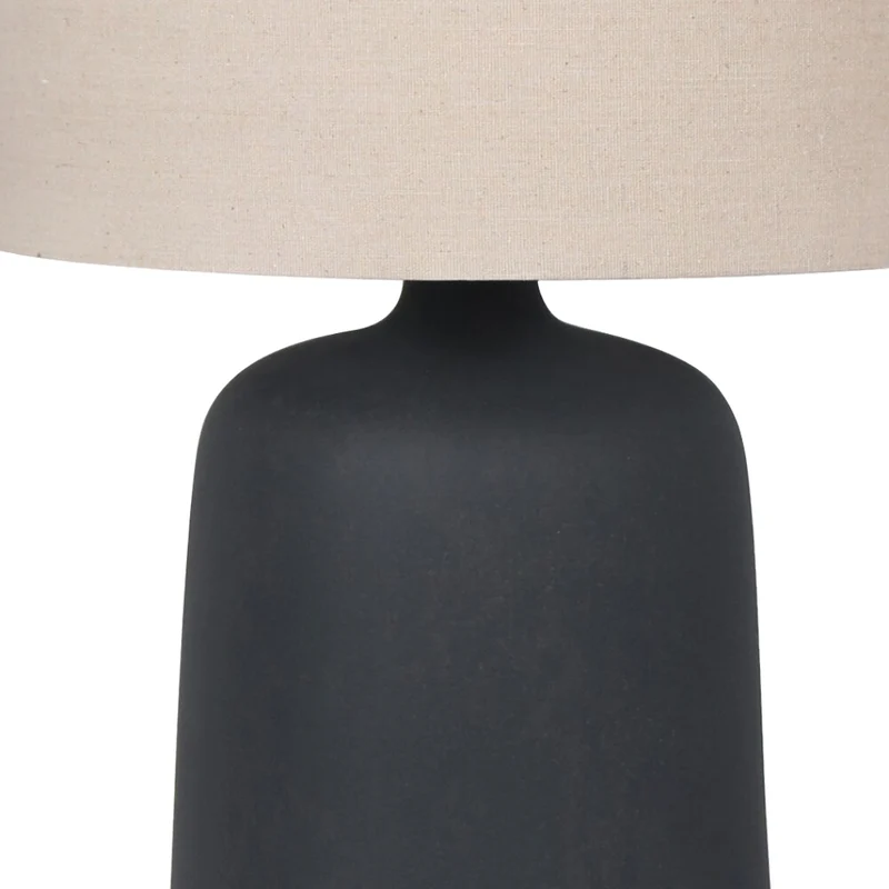 Lampe de table en métal noir 24 po - LL2205