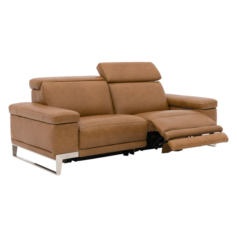 Sofa condo inclinable motorisé en cuir - Première 4836