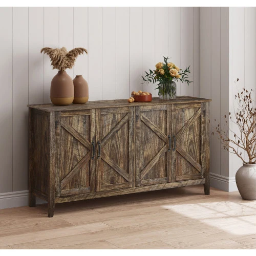 Buffet rustique en chêne Olimpia 140 cm
