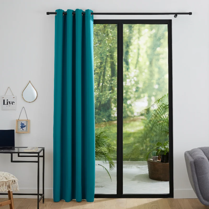 Rideau Occultant 140 x 260 cm Paon