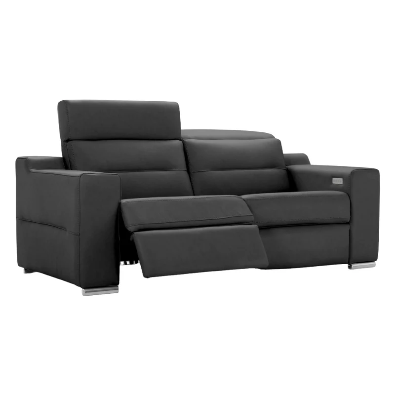 Sofa condo inclinable motorisé en cuir - Portofino