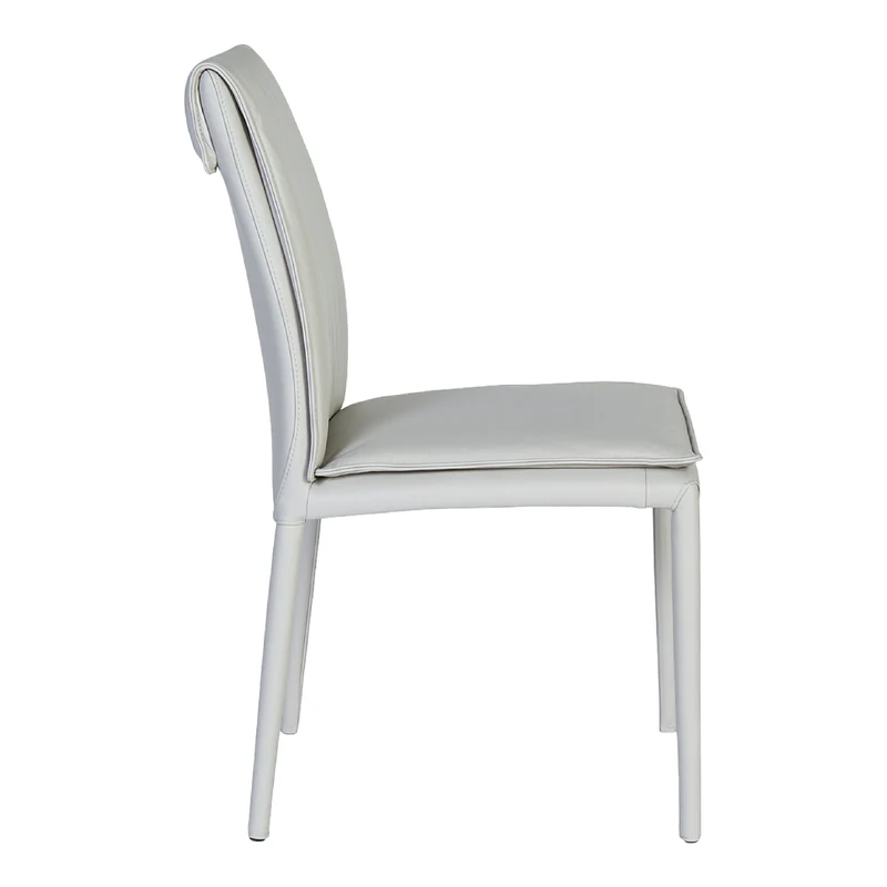 Chaise de salle à manger en cuir - Naomi