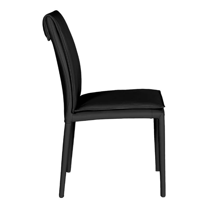 Chaise de salle à manger en cuir - Naomi