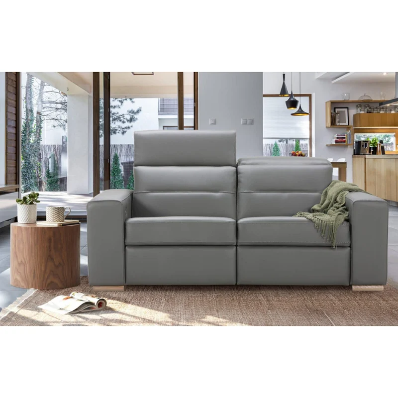 Sofa condo inclinable motorisé en cuir - Montreal