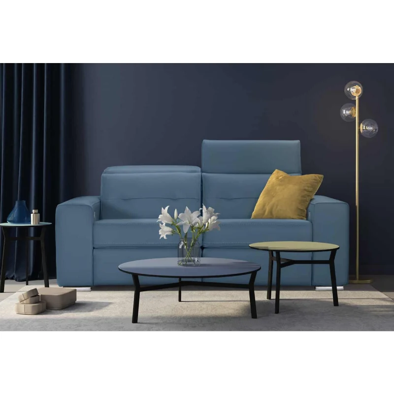 Sofa condo inclinable motorisé en cuir - Manhattan