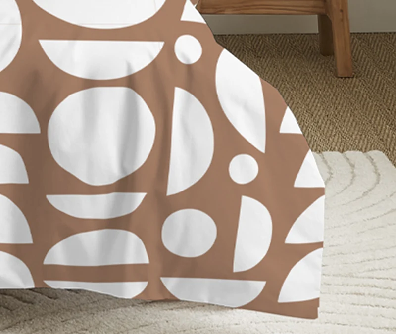 Pack 4 Pièces Housse de couette Imprimé 140 x 200 cm - Drap housse 90 x 190 cm - 100% Coton 57 Fils