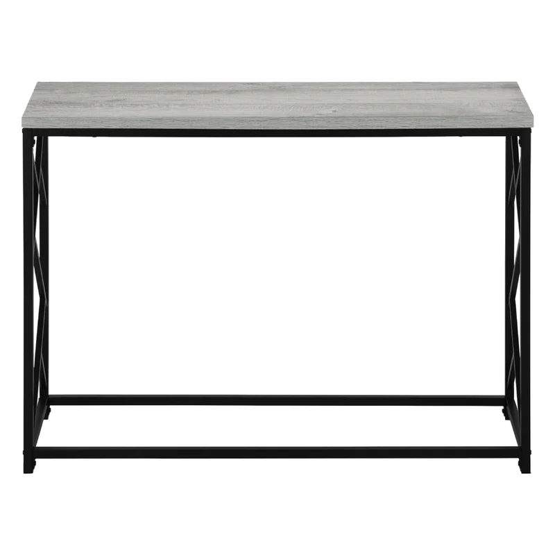 Table console en MDF/stratifié et métal noir - I 3532-3533-3534