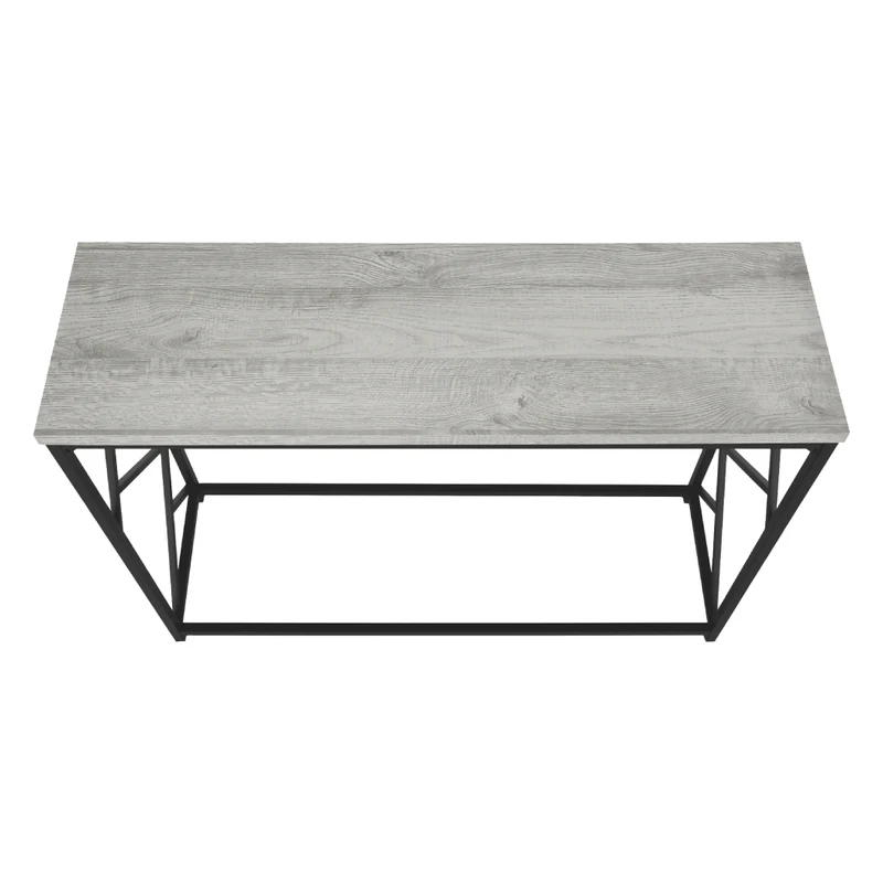 Table console en MDF/stratifié et métal noir - I 3532-3533-3534