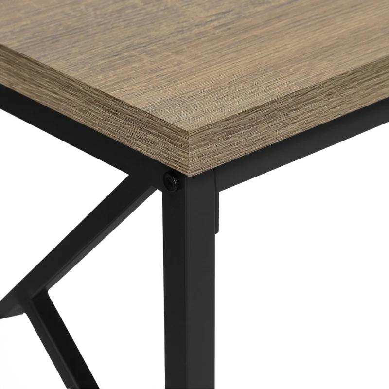 Table console en MDF/stratifié et métal noir - I 3532-3533-3534