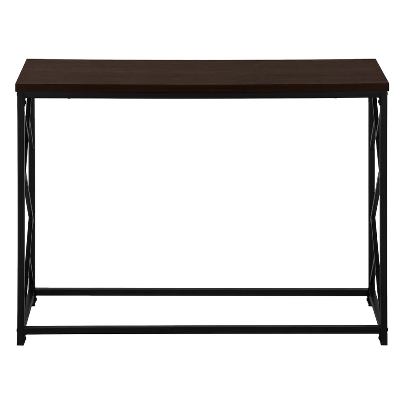 Table console en MDF/stratifié et métal noir - I 3532-3533-3534