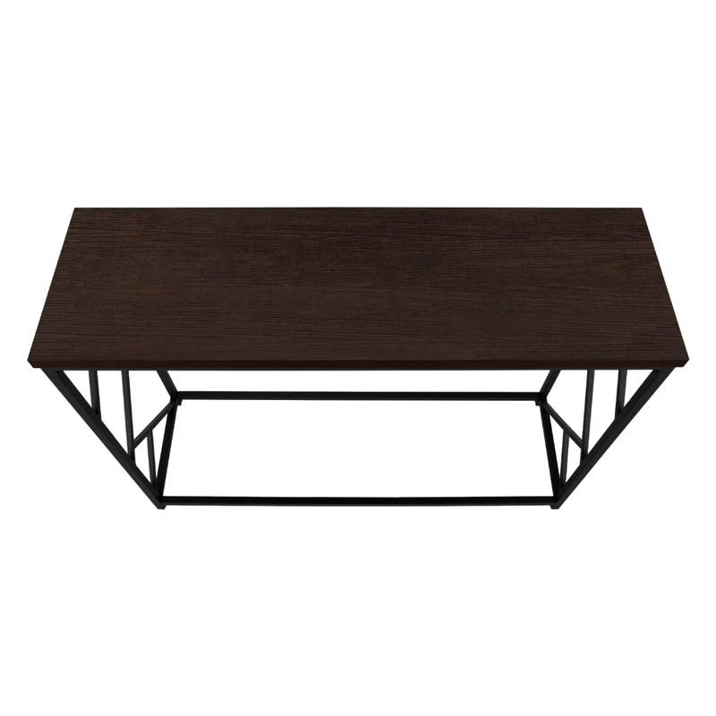 Table console en MDF/stratifié et métal noir - I 3532-3533-3534