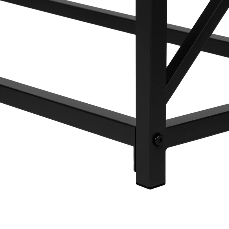 Table console en MDF/stratifié et métal noir - I 3532-3533-3534