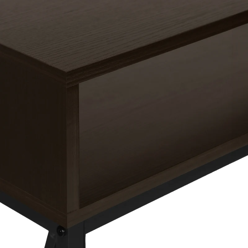 Table console en MDF/stratifié et métal noir - I 3572-3573-3574