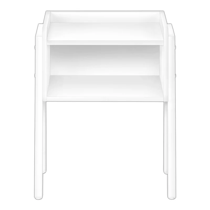 Table d'appoint en MDF/stratifié et métal - I 3583-3594