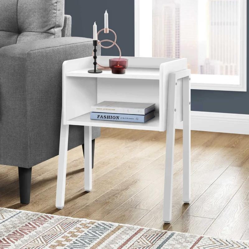 Table d'appoint en MDF/stratifié et métal - I 3583-3594