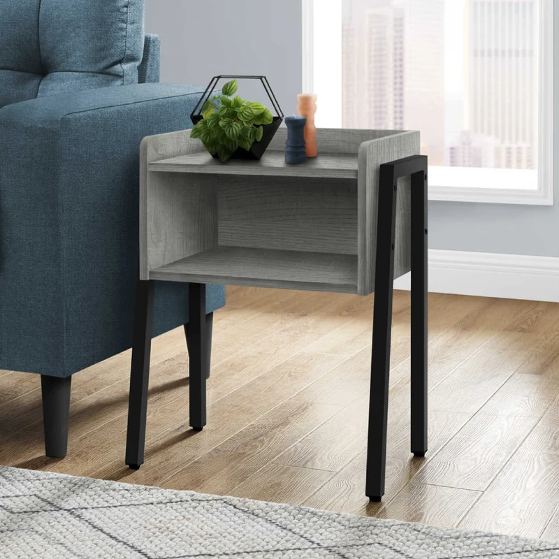 Table d'appoint en MDF/stratifié et métal - I 3583-3594