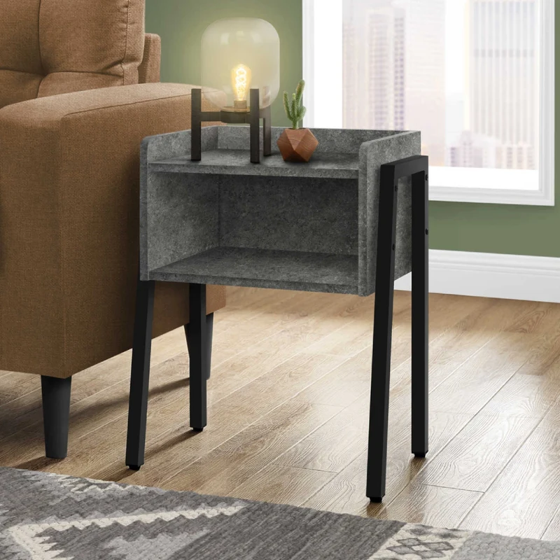 Table d'appoint en MDF/stratifié et métal - I 3583-3594