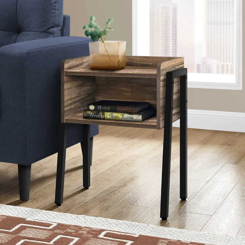 Table d'appoint en MDF/stratifié et métal - I 3583-3594