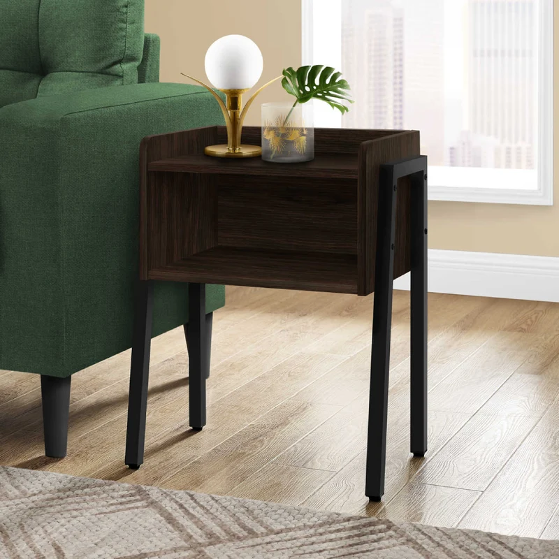 Table d'appoint en MDF/stratifié et métal - I 3583-3594