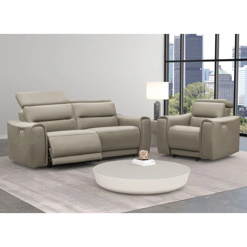 Fauteuil inclinable motorisé en tissu - Harlow