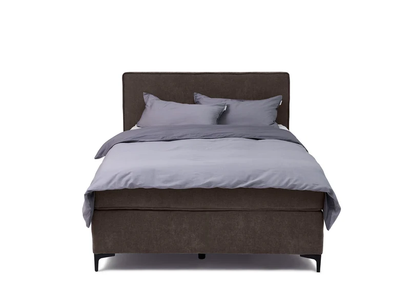 TOM TAILOR MODERN BOX Boxspringbett mit Topper Chenillestoff