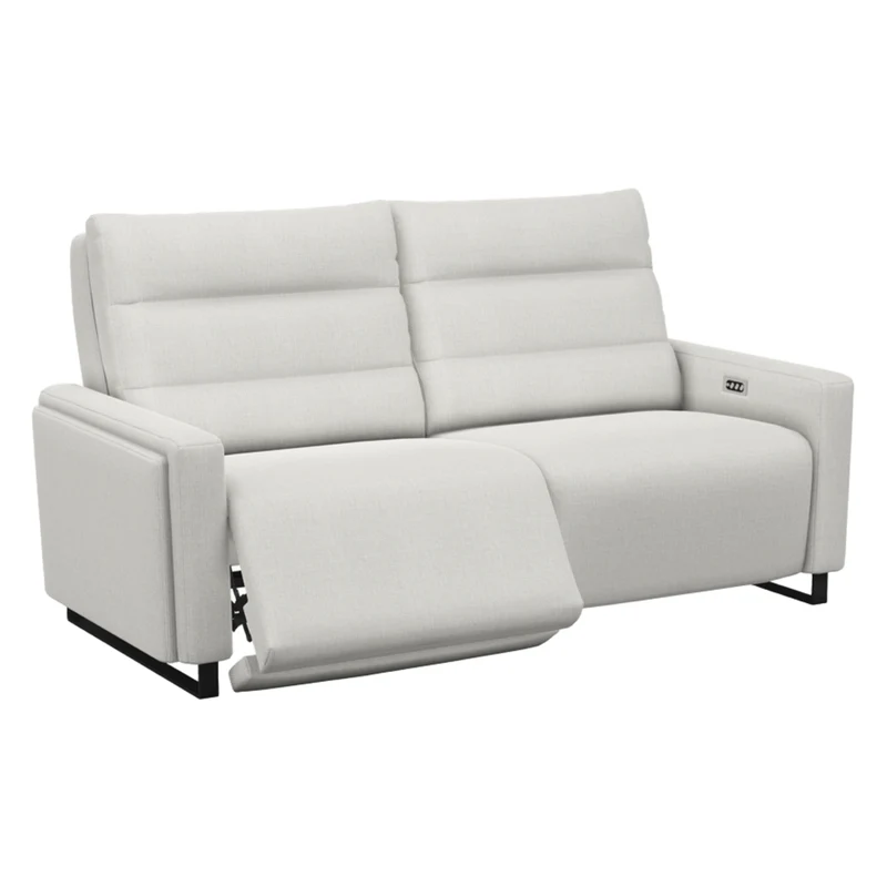 Sofa condo inclinable motorisé en tissu - Flavie