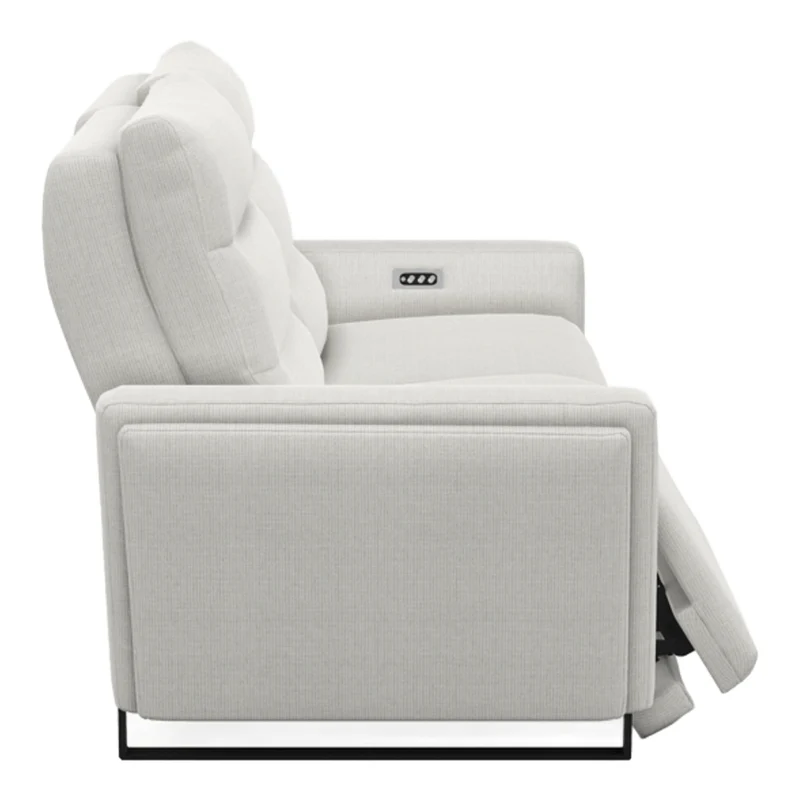 Sofa condo inclinable motorisé en tissu - Flavie