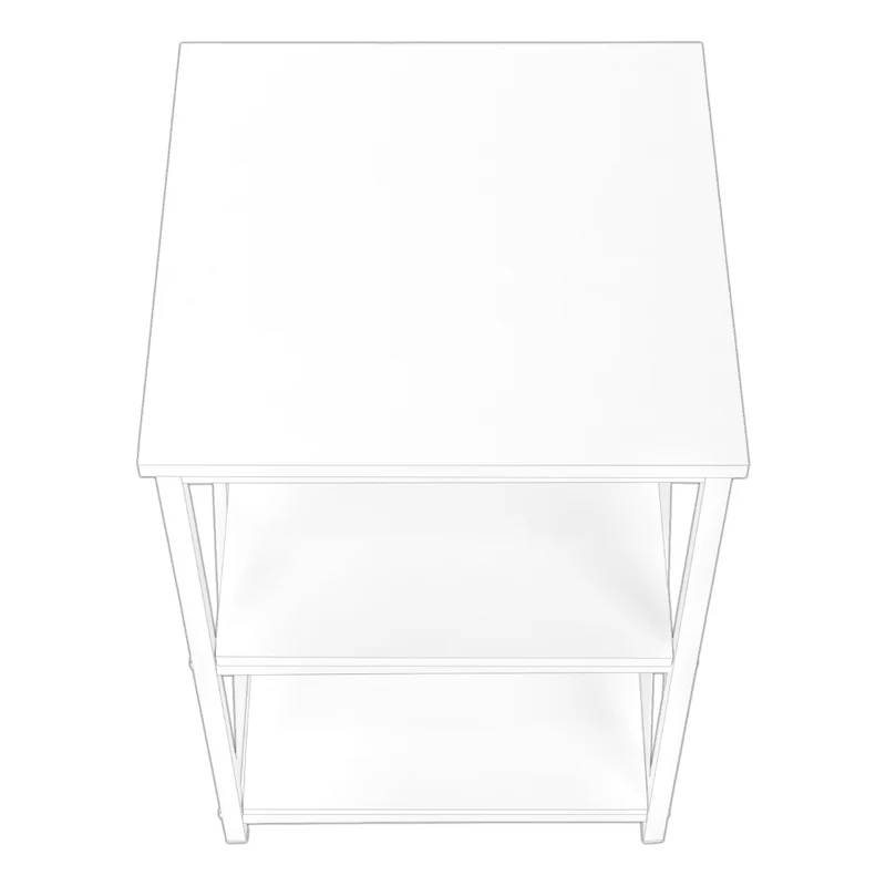 Table d'appoint en MDF/stratifié et métal - I 3596-3597-3599