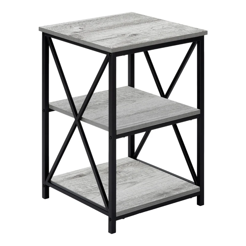 Table d'appoint en MDF/stratifié et métal - I 3596-3597-3599