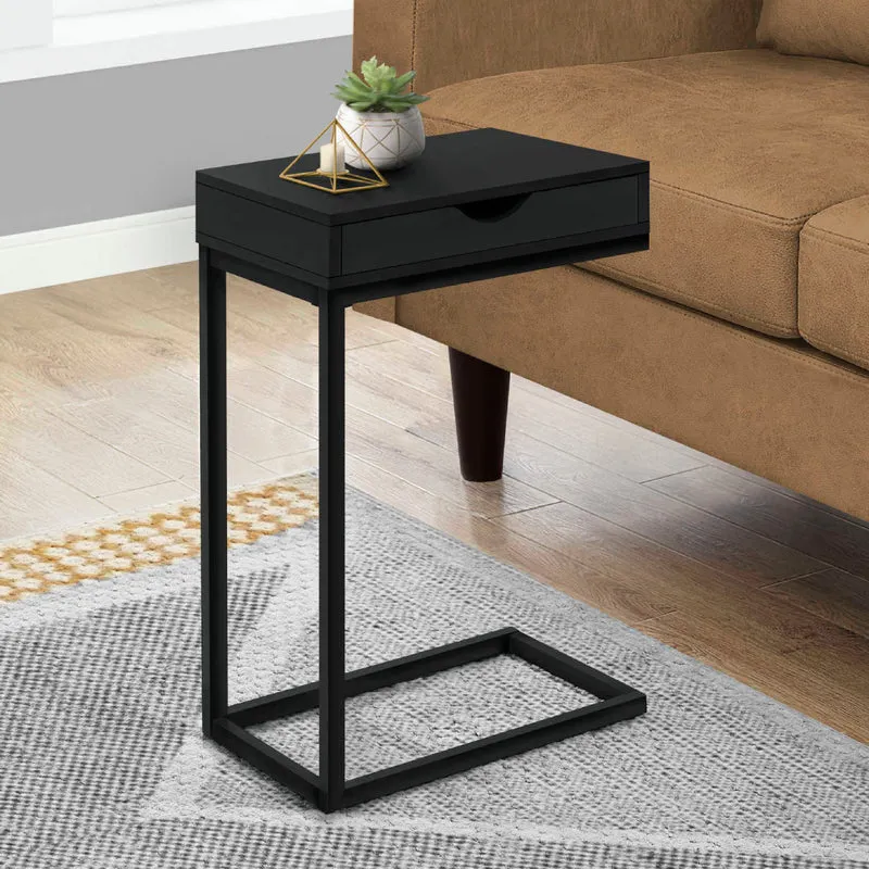 Table d'appoint en MDF/stratifié et métal avec 1 tiroir - I 3600-3601-3602