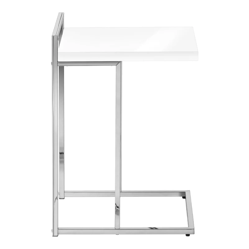 Table d'appoint en MDF/stratifé et métal chromé - I 3636-3640