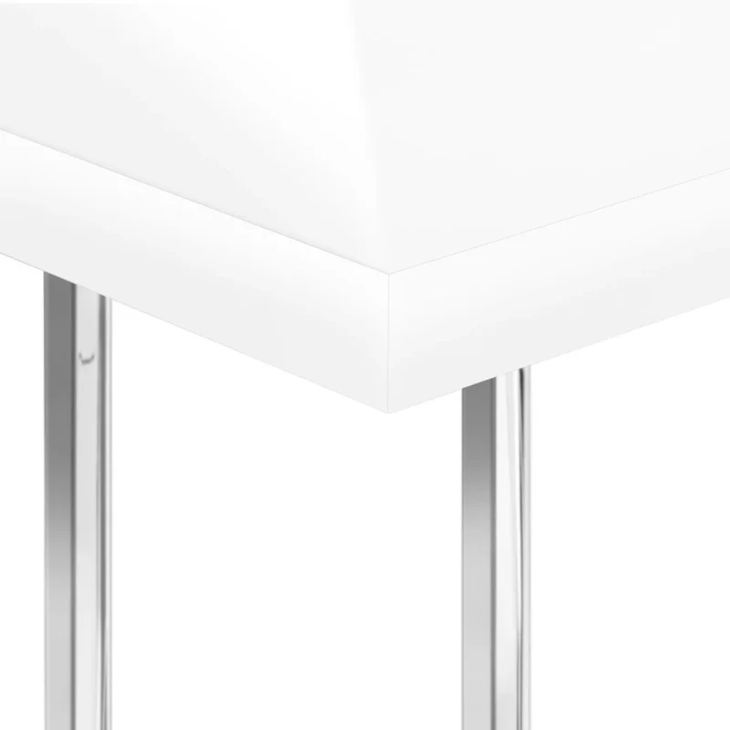 Table d'appoint en MDF/stratifé et métal chromé - I 3636-3640