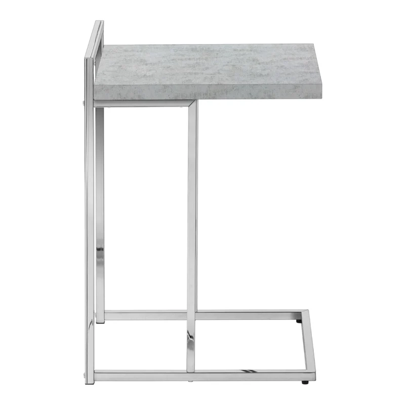 Table d'appoint en MDF/stratifé et métal chromé - I 3636-3640