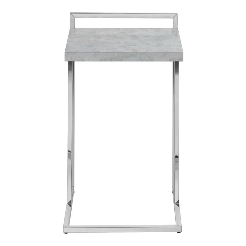 Table d'appoint en MDF/stratifé et métal chromé - I 3636-3640
